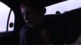 Joanna Angel and James Deen in a limo ride herd on hint at around Napa