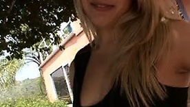 Softcore POV video be expeditious for Alyssa Branch in wet pantyhose