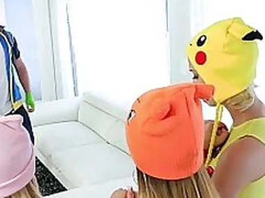 BFFS- Hot Pokemon Teens Fucked By PokemonGo Player