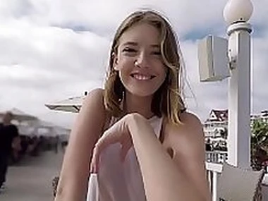 Real Teens - Teen POV pussy hoax in public