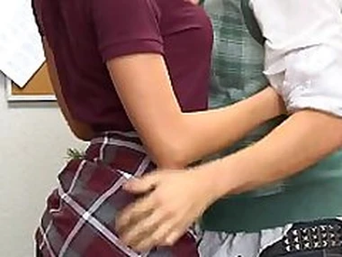 InnocentHigh Holiday Special Hot teen Sadie Holmes fucks nerd