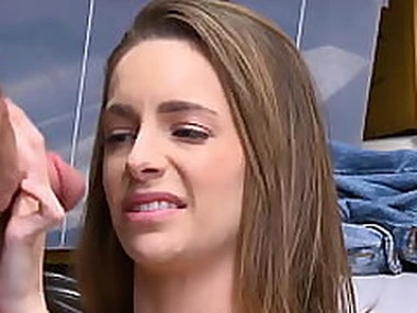 Teenie Kimmy Granger caught for theft fucked and jizzed on