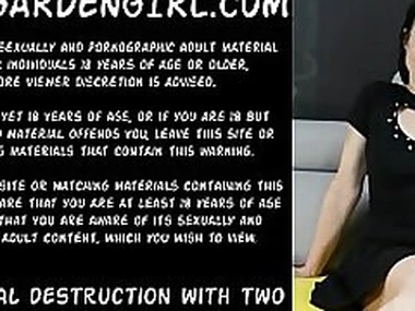 Faultless anal destruction with three AlexThorn fists elbow once in ass - Dirtygardengirl  AlexThorn