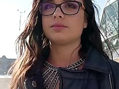 GERMAN SCOUT - College Teen Mira with Braces First Time Anal