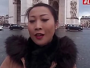 LETSDOEIT - Asian Teen Sharon Lee Is Super Ass Fucked By a French Bushwa