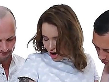 Privatecom - Inked Teen Shelley Bliss DPd By 2 Hard Cocks