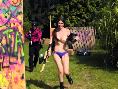 Hairy devilish babe Eliza Ibarra all over HD purpose of view action with Ryan McLane