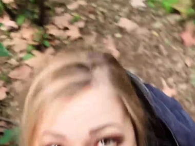 Erica Everhard's outdoor adventure with hardcore blowjob and POV