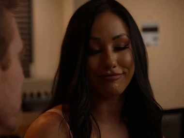 Jennifer White, the ill-lighted girlfriend, engages roughly intense bedroom action