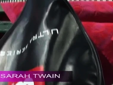 Sarah Twain's avidity anal stage play with a teen babe