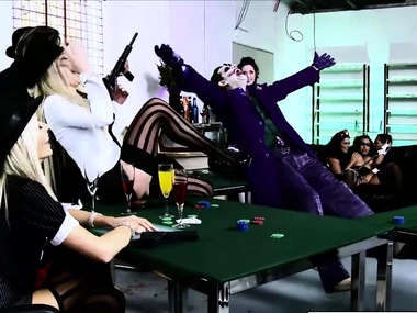 Jasmine Black and her naughty companions engage in a wild group anal lovemaking session