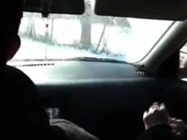 Outdoor fray with Nikky Blond's intense blowjob skills