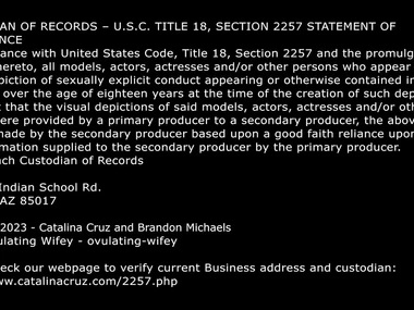 Catalina Cruz's big boobs with an increment of ass filled with cum in HD video