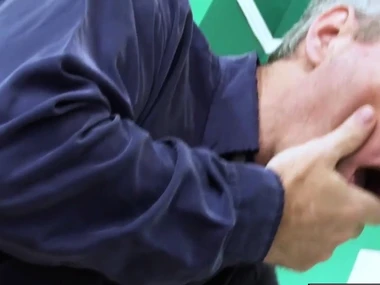 Paige Ashley's husband watches as she has sex with another bloke