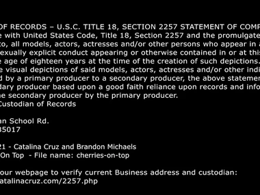 Catalina Cruz's passionate tie the knot drains him with intense lovemaking