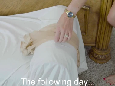 Intense encounter with mature pornstar Cory Woo in stockings