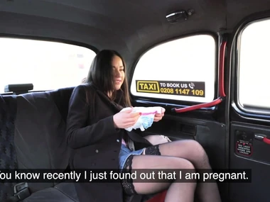 Meaningful Nataly Gold gives a blowjob in a fake taxi in HD video