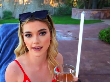 Blonde European girl gets wild apropos outdoor hardcore sex with Charles Dera