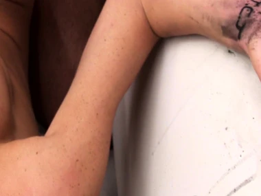 Hunter Bryce, a curvy brunette, squirts and gets inked during wild ride