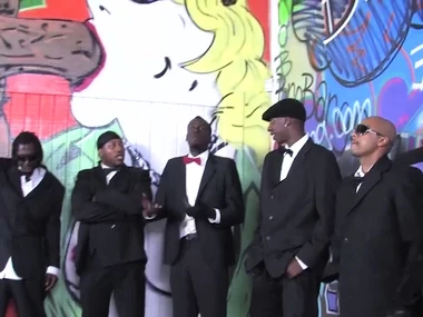 Tori Lux in intense interracial scene all over multiple black men