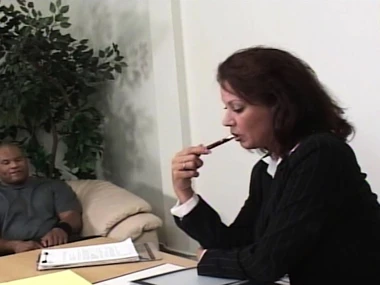 Vanessa Videl's passionate office sex with her nabob