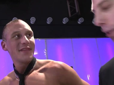 Jana Bach hosts a raunchy German reality game show