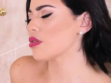 Selena Castro's sensual bathroom encounter with a undesigned taxi wine steward