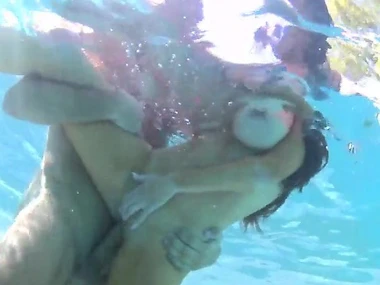 Nikki Benz enjoys passionate pool sex with will not hear of husband