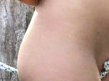 Danielle Maye's outdoor BDSM fetish adventure