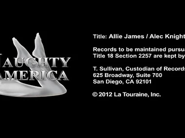 Allie James in intense hardcore action