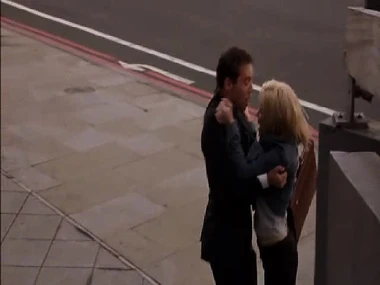 Scarlett Johansson relaxes on bed during intimate fighting