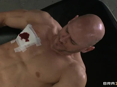 Anissa Kate gets banged hard in a wild gangbang