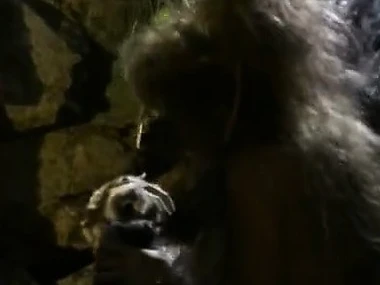 Vintage porn pic featuring Sabrina Dawn and Randy Spears beside a wild encounter