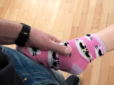 David Perry's brave casting at hand cum-filled climax on porcelain extrinsic