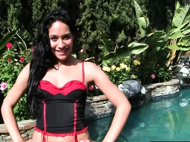 Courtney Page's passionate performance in a steamy Latin teen sex video