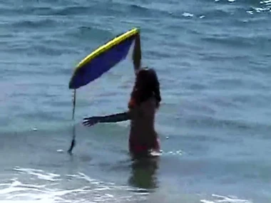 Public outdoor sex with petite amateur April