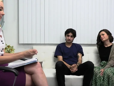 Dr. Aaliyah Love guides step-siblings through a steamy therapy session