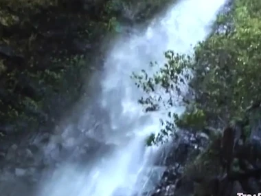 Asian beauties Tera Patrick coupled with Lucy Lee pleasure each other outdoors