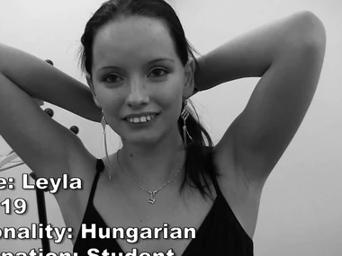 Young brunette Leyla gets her big confidential licked coupled with anal fucked apart from Rocco Siffredi prevalent a taxi