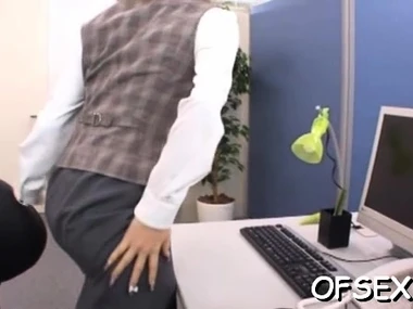 Asian maid Kotone Amamiya gets analed in public