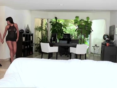 Mercedes Carrera and Seth Gamble approximately intense car-themed hardcore movement