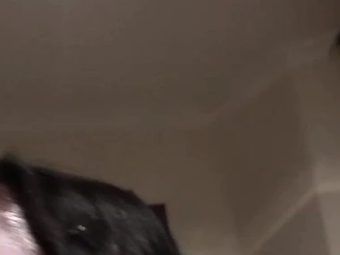 Unprofessional black beauty gives a brute blowjob to a big dick in a homemade video