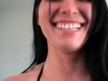 After a wild ride, Rebecca Linares gets a cumshot in a taxi