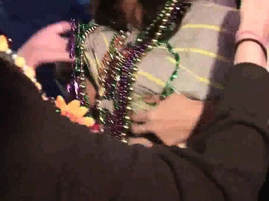 Public displays and pissing via Mardi Gras with dabbler participants