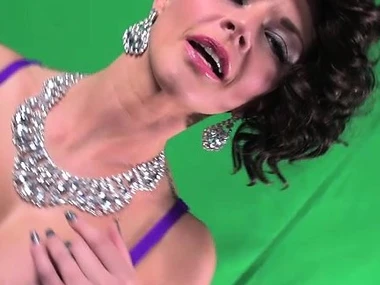 Joslyn James and Amy Anderson in all directions a steamy lesbian scene with chubby boobs and toys