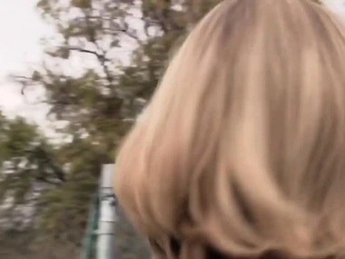 Busty blonde Katie Kox enjoys serious interracial encounter