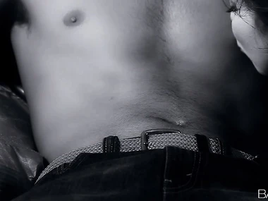 Russian beauty Jessi Palmer gives a hardcore blowjob and intense sex