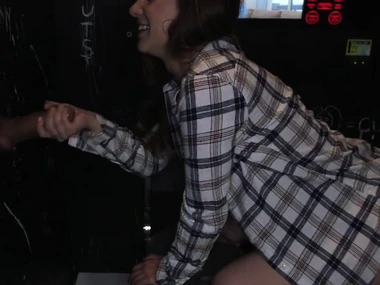 Famous pornstar Remy LaCroix in a hardcore gloryhole scene with oral creme tartlet