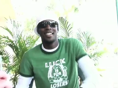 Alicia Benefactor and Jay Huntington in dank interracial action