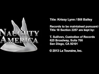 Brunette bombshell Krissy Lynn in acute hardcore action